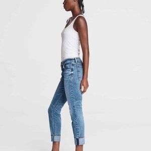 Rag & Bone The Dre Faded Rolled Jeans Size 26
